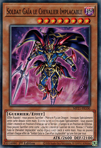 VF/COMMUNE Yu-Gi-Oh Gaia le Chevalier Implacable YGLD-FRA05 YGLD-ENA05 