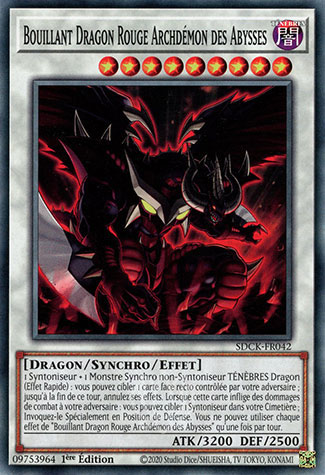 Bouillant Dragon Rouge Archdémon Des Abysses