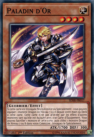 OCCASION Carte Yu Gi Oh PALADIN D'OR OP03-FR007 
