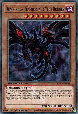 Dragon des Ténèbres aux Yeux Rouges