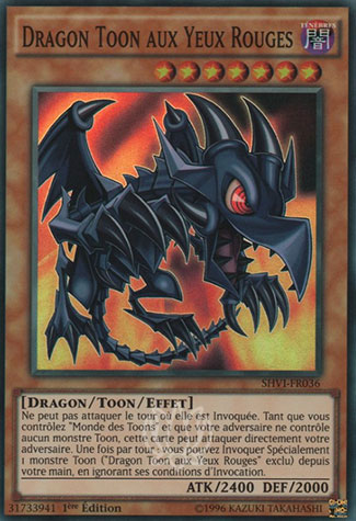 Dragon Toon aux Yeux Rouges